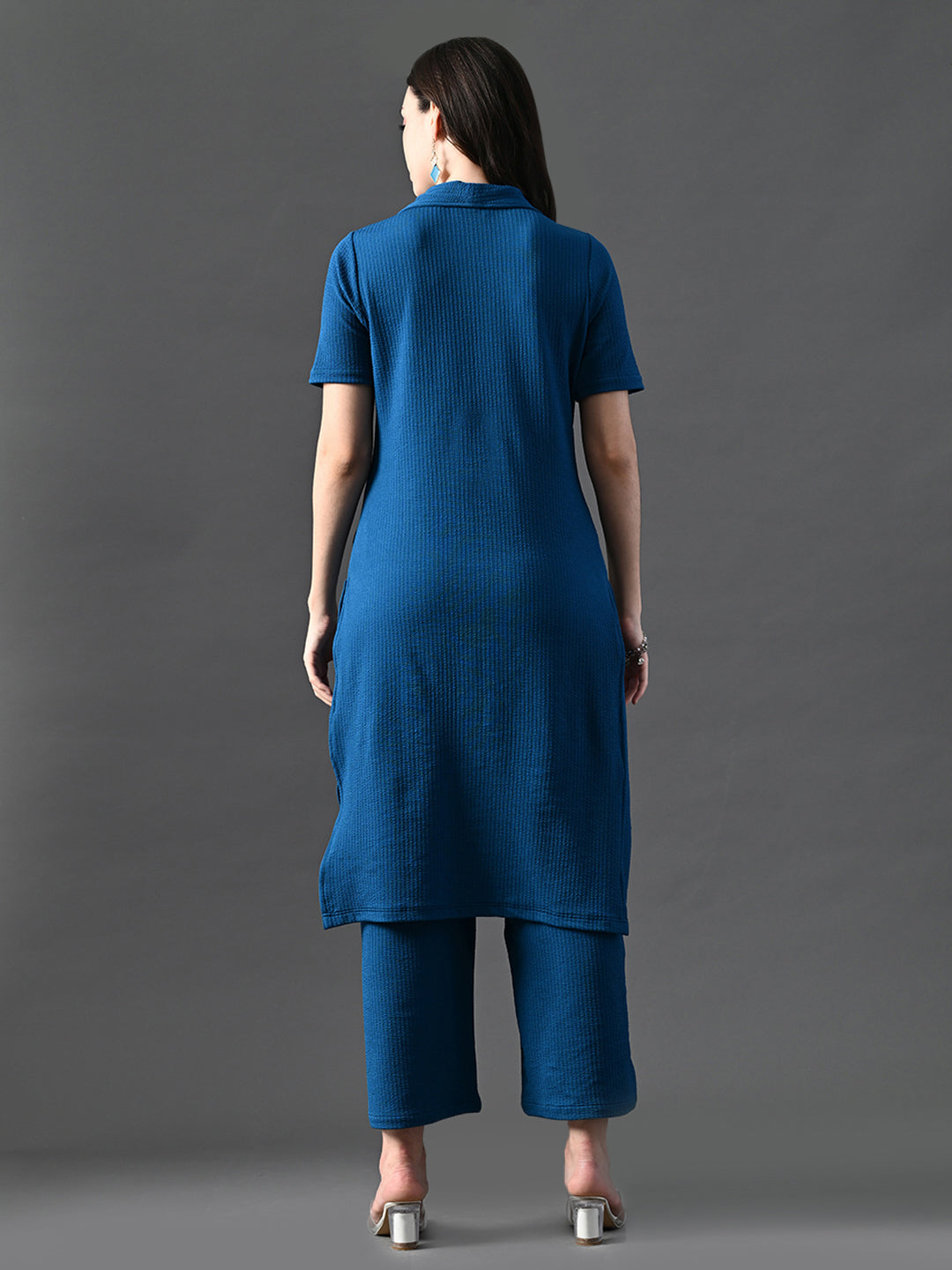 Myshka Women's Blue Kurta Set