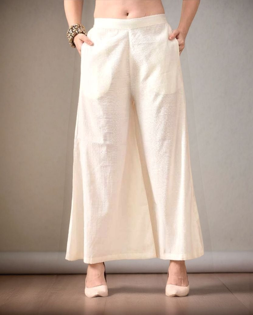 Myshka Women Kurta Set Green Laced Panel Kurta with Palazzo Round Neck A-line